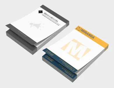 grafica em belem bloco de anotacoes e recibos